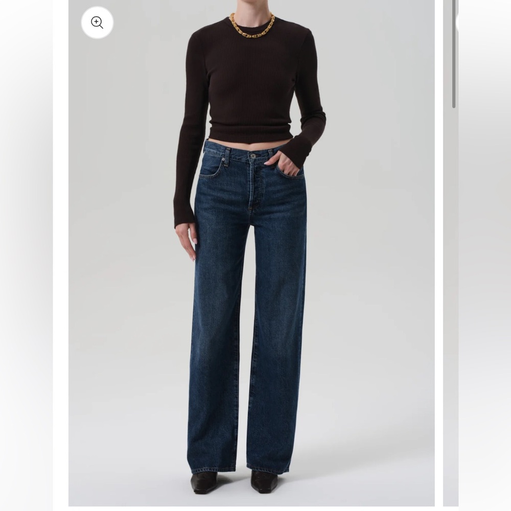 Citizens of Humanity Annina Trouser Jeans (33” inseam) *Dark ink blue*